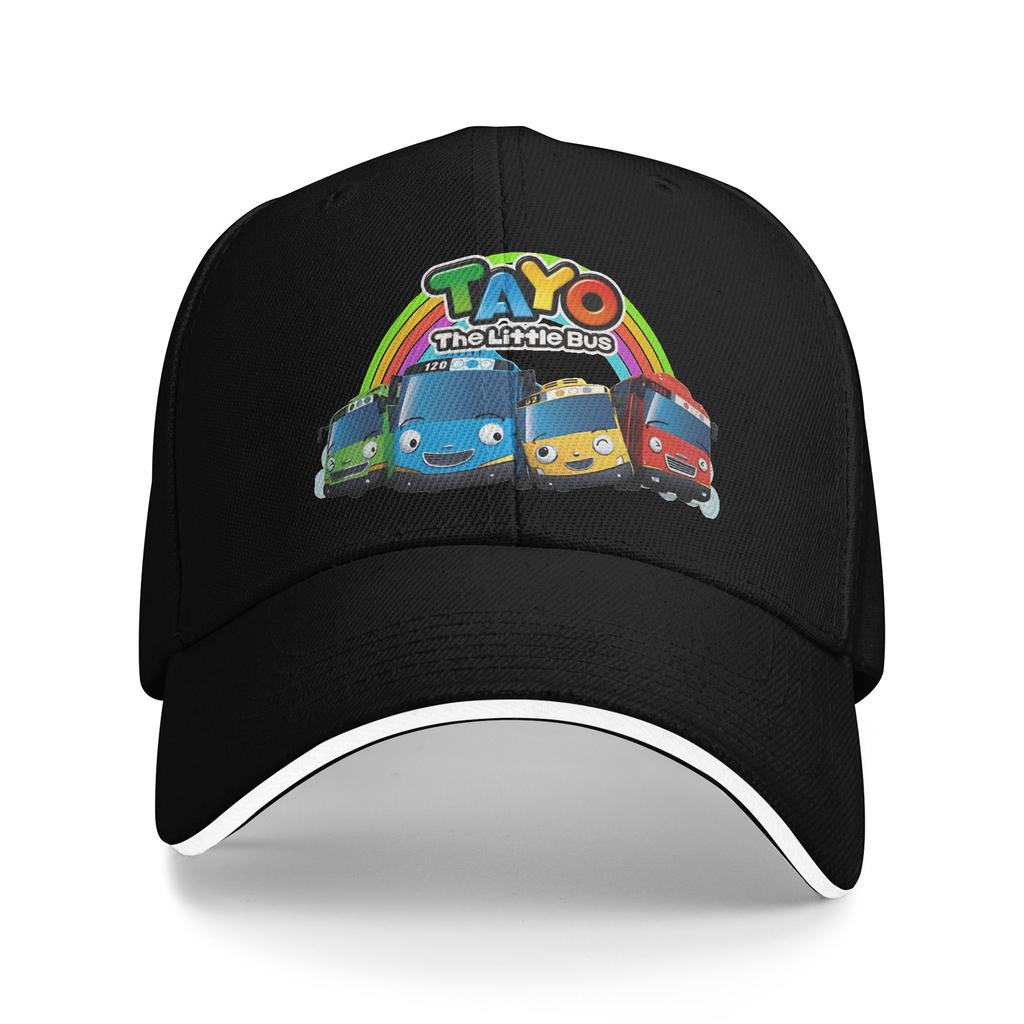 Rogi Tayos Little Bus Baseball Caps Casual  Sandwich Caps Unisex Adjustable Dad Hat Sport