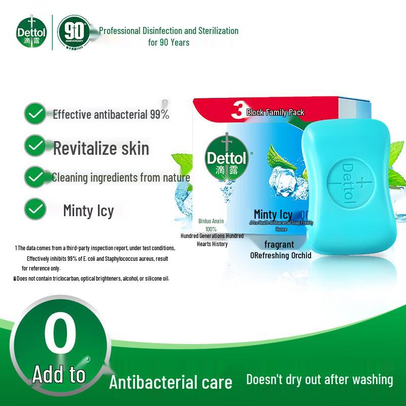 Dettol Mint Icy Cool Bar Soap