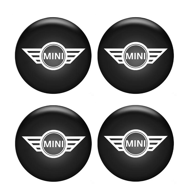 

4pcs Car Lock Keyhole Stickers Door Lock Protect Car Stickers For MINI Cooper R56 F56 R50 JCW Cabrio Countryman Clubman WORKS
