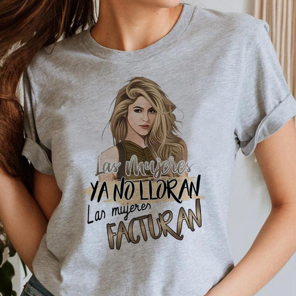 Vintage Lavato Shakira Y2K Anni 2000 Moda Pop Latino Pop Rock Celebrity Merch Merch Musicale T-shirt Grafica Uomo Donna Maglietta Stampata Estate Moda Casual