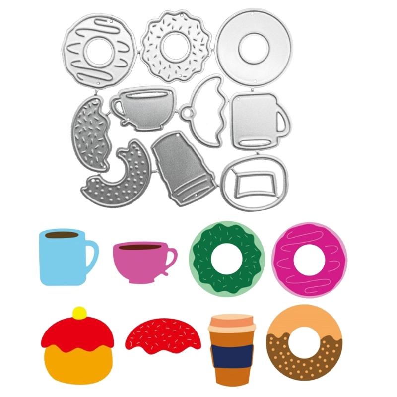 Coffee Cup Metal Cutting Dies DIY Craft Carbon Steel Embossing Template Stencil Scrapbooking for Card Die Cuts Mold