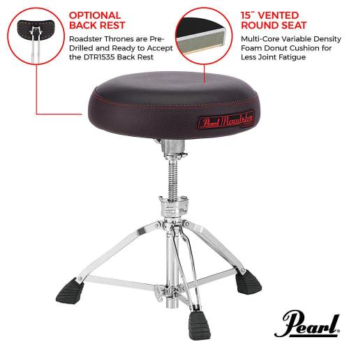 Pearl Roadster Drum Throne (Short Type) D-1500S