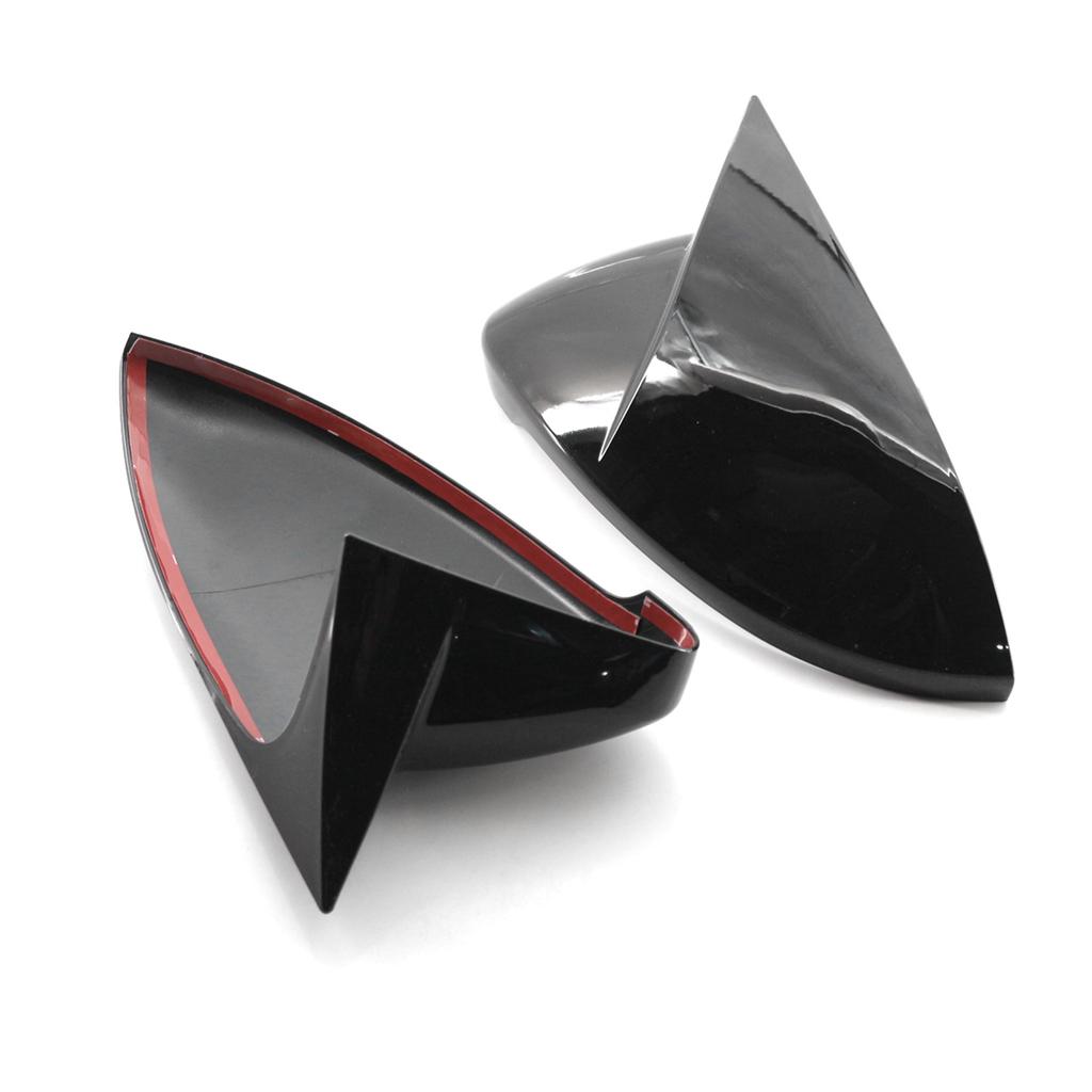 2PCS Side Mirror Cover Trim Replacement For VW 7 7.5 MK7 7.5 GTI R 14 19
