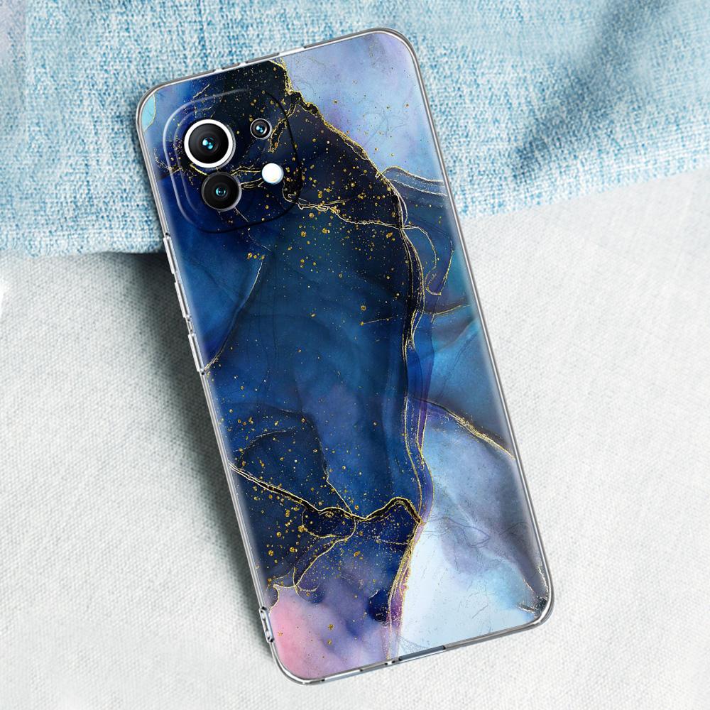 Marble For Poco X5 X3 NFC F5 F4 F3 M3 Clear Phone Case For Xiaomi 12T 12 13 Lite 11 Ultra Mi 10T 5G 11X Pro 11T Silicone Cover