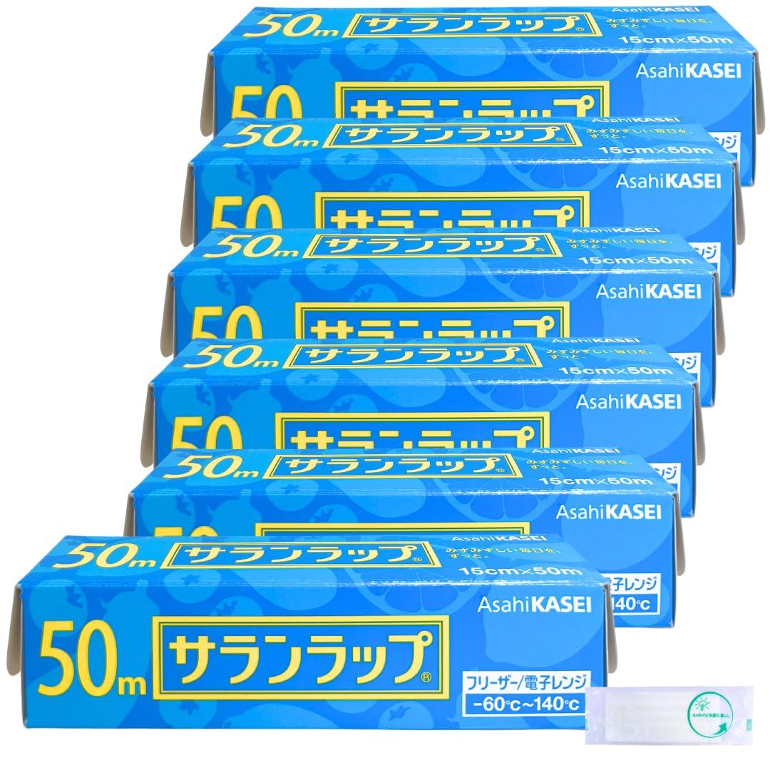 

Saran Wrap для домашнього використання xx Набір із 6 предметів Asahi Kasei Home Products (15 см 50 м) [Офіційна особа]
