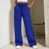 Pantaloni Jogger da Donna a Vita Alta, Vestibilità Larga, con Coulisse, per un Look Casual Quotidiano