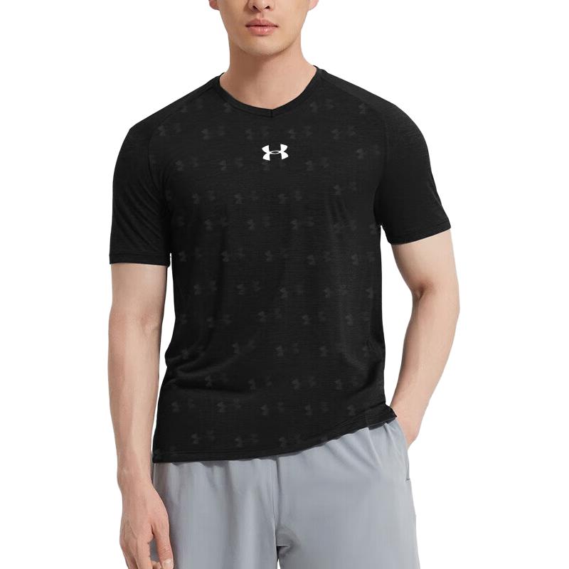 Under Armour Loose Quick-Dry Casual Sports Suit Men Suits Black 21500531-001+21500201-001