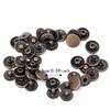 50 jeux Style Vintage 50 Jeux Boutons-Pression en Laiton Forme Ronde Décoration Tissu Boutons-Pression Attaches-Pression en Cuir Pour Vêtements