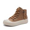 Retro krátké kozačky z pravé kůže Ležérní vysoké boty Martin Boots