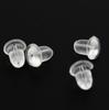 DIY Plastic Transparent Bullet Head Ear Studs/Ear Plugs In Stock