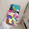Psychedelic Skeleton Party Phone Case For Samsung Galaxy A73,A72,A71,A70,A53,A52,A51,Others Soft Black Cover