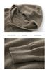 2026 Le Ka Sha Women's Long Sleeve Cashmere Knit Hoodie Sweater, Slim Fit Versatile Base Layer Pullover