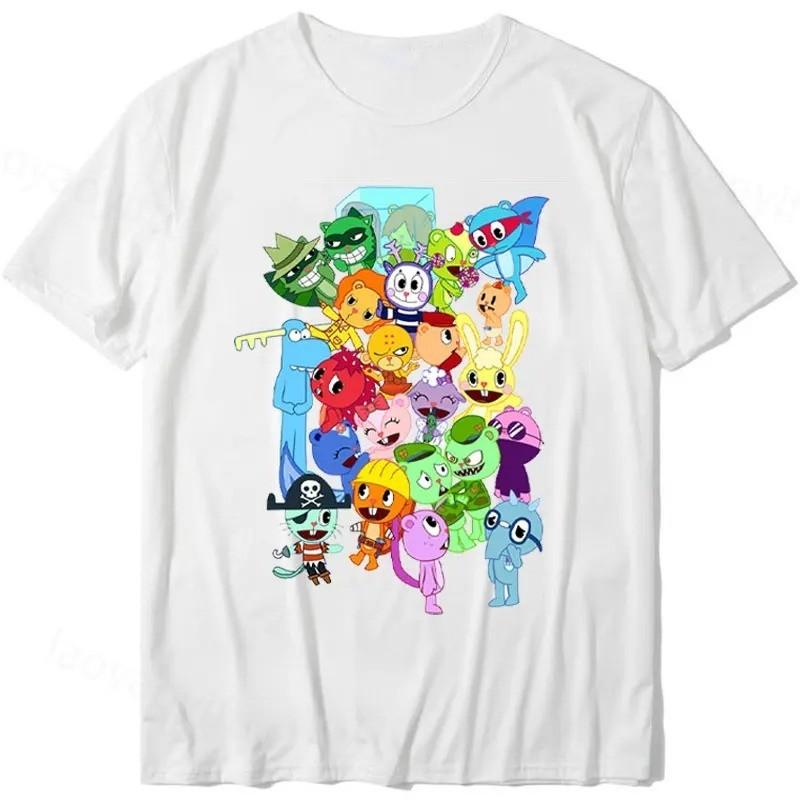 Happy Tree Friends Cartoon Retro Unisex T-shirt S-5XL XXL