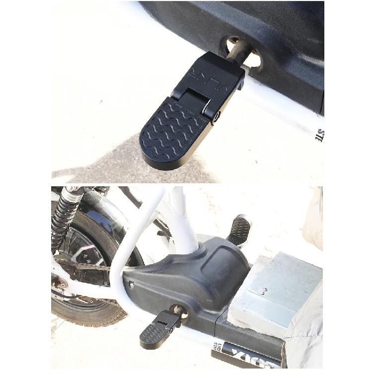 Electric Bicycle Rear Pedal Bicycle Rear Wheel Folding Pedal Electric Standing Person Universal Pole Mountain Bike Pedal