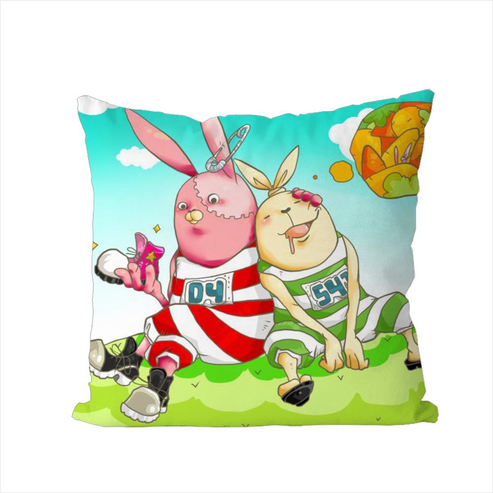 UUSAVICH Pillow Case For Car Sofa Decorative Home Doublesided Print Plush Square Throw Pillow Cushion Cover