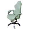 1 Set Computer Chair Cover Geometric Pattern Elastic Strap Zipper Easy To Install Washable Stretch Thickened Gaming Chair Protective Cover Kit