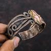 Copper Pink Opal Bangle Copper Wire Wrapped Gemstone Cuff Bracelet Adjustable Bangle Copper Jewelry Gift For Mom Handmade Brand New Bracelet
