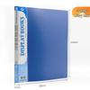 Transparent A4 Document Binder with Multi-Layer Insert Pages for Loose-Leaf Organization