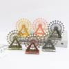 Retro London Eye Ornament Rotatable Ferris Wheel Model Nordic Style Art Figurine  Desk