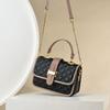 Women Luxury Designer Check Pattern Handbag, Trendy Chain Shoulder Crossbody Bag for Ladies