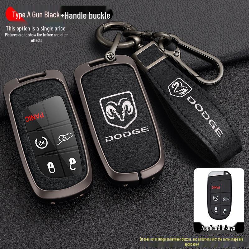 Dodge Journey Key Cover for 13/14/15/16 Models - Durable Shell and Buckle Design