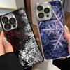 Snow Snowflake Winter Cold Plating Phone Case For Xiaomi Poco X5 X6 X7 X8 Pro Max F8 Ultra F7 M8 M7 M5S Redmi 15C 15 14C 13C 13