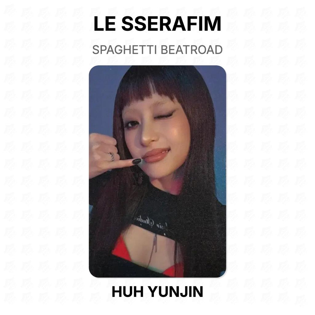 LE SSERAFIM SPAGHETTI BEATROAD Official Photocard