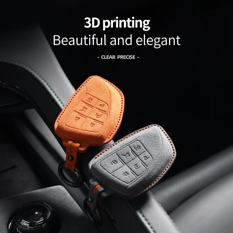 Interior Mouldings 6 Button Car Key Case Cover Shell For Chevrolet Tahoe Suburban GMC Yukon Buick ENVISION S Plus Avenir 2020 20