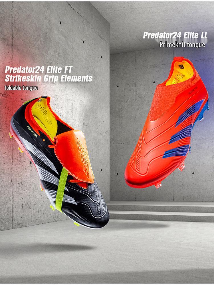 Herren Outdoor Fußballschuhe - Messi Ronaldo Edition mit langen Stollen für Kunstrasen