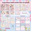 Nini Princess Dress-Up Sticker Set: Sparkling Dress-Up Show & Greeting Card Gift for Girls