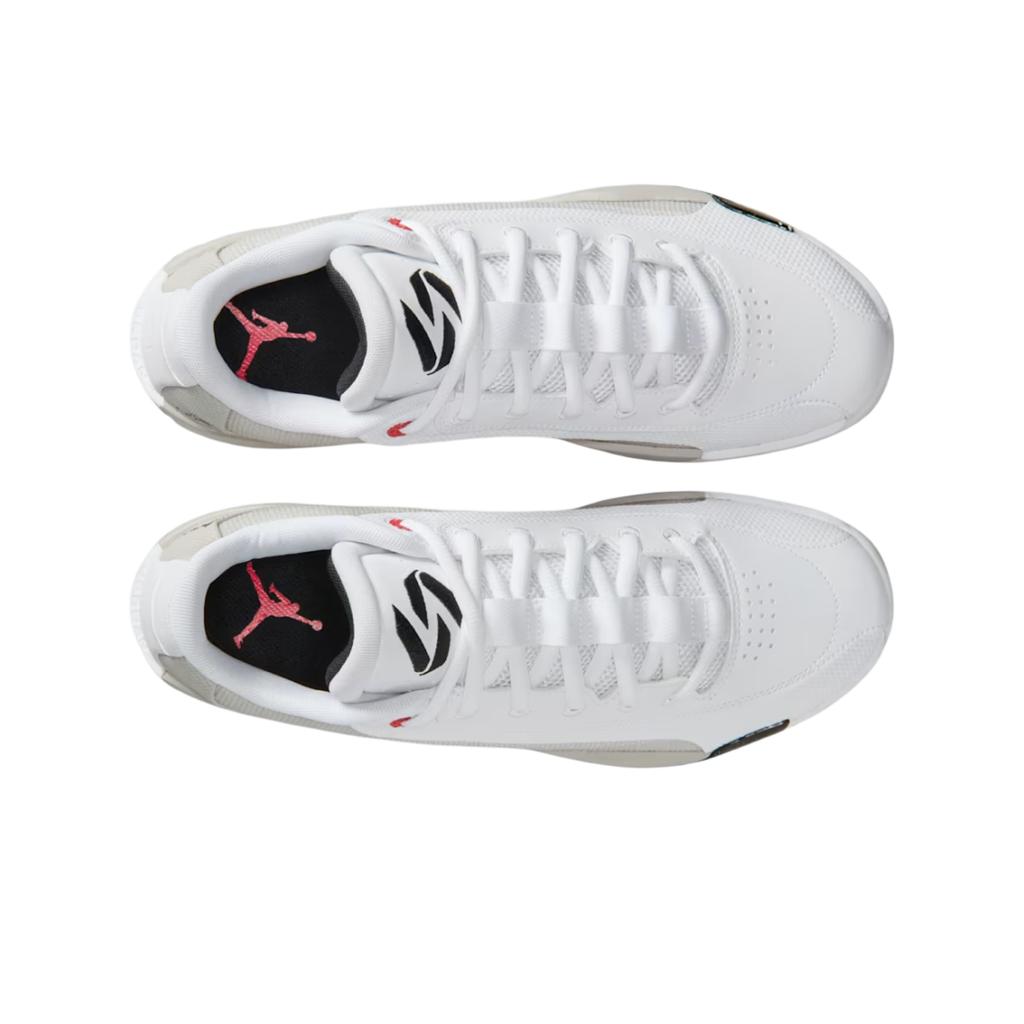 Air Jordan Luka .77 PF White Cement Men Sneakers Black-Tech-Grey-Fire-Red HF0819-103