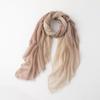 100% Cashmere Gradient Square Scarf - Elegant & Lightweight for Spring & Autumn