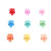 100pcs Small Flower Hair Claw Clips for Girls Women Colorful Non Slip Strong Hold Tiny Hair Clips fo