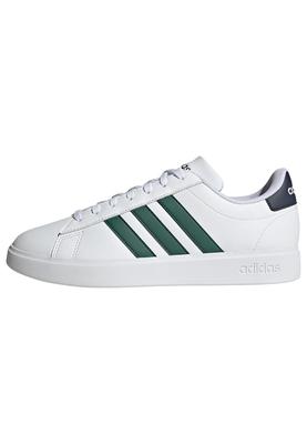 Adidas Grand Court Unisex Schuhe Marine Größe cm 2.0 Sneaker, Erwachsene, LIT49, Weiß/Collegegrün/Schatten (ID4465), 24,0
