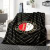 Feyenoord Print Flanelldecke Hohe Qualität Warm Bequem Decke für Alle Jahreszeiten Perfekt für Geschenke Heimdekoration