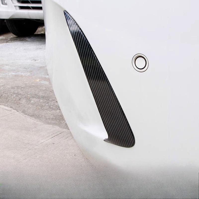 Used for Mercedes-Benz W205 C-class C200 300 exterior modification rear wind knife decoration bright strips, 2015-2021 QL1