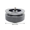 Flat to Cartridge Gas Cylinders Converter Light Weight Aluminum Camping Adapter Conversion Head Easy to Install