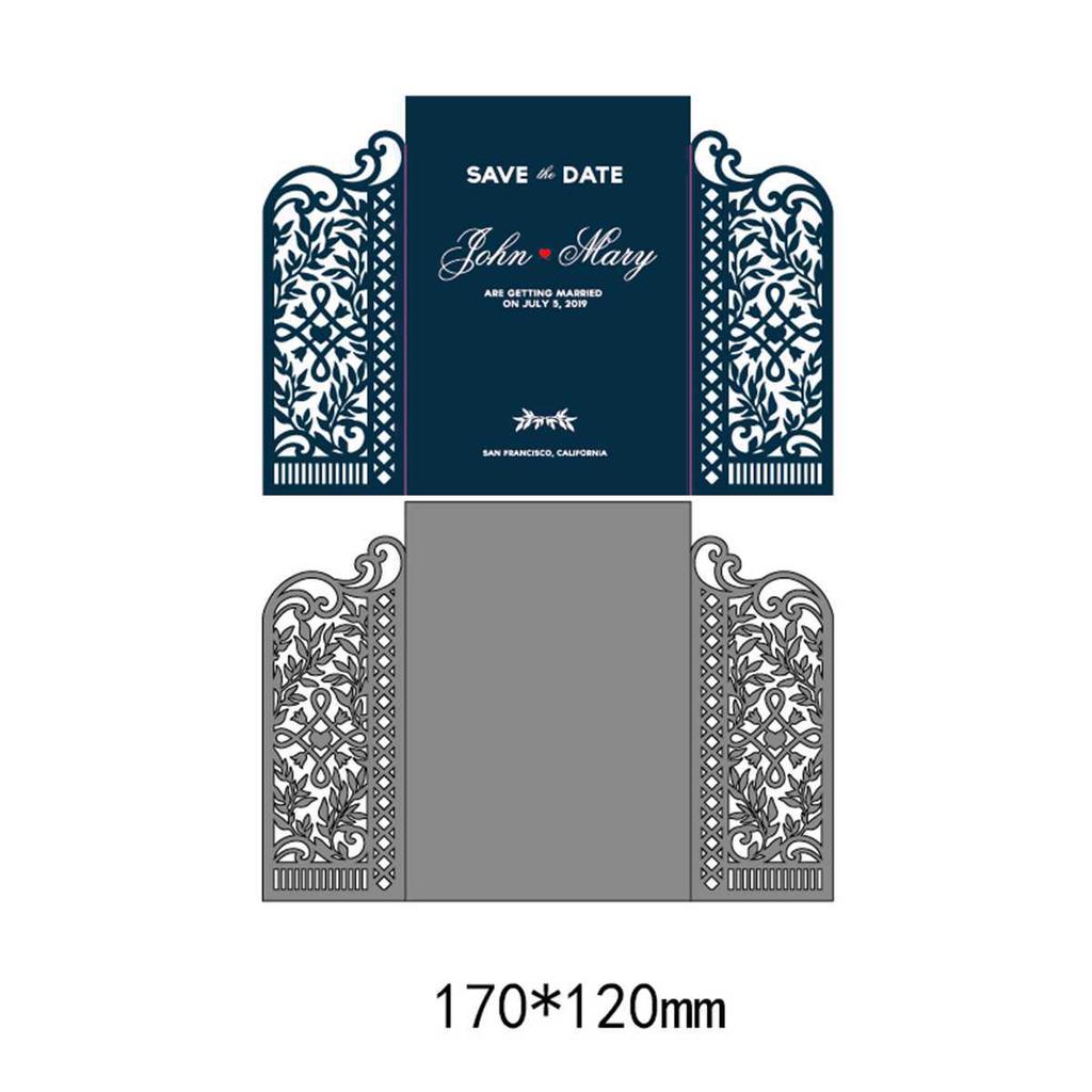 Greeting Card Cutting Dies for DIY Scrapbooking Envelop Diy Paper Card Stencils