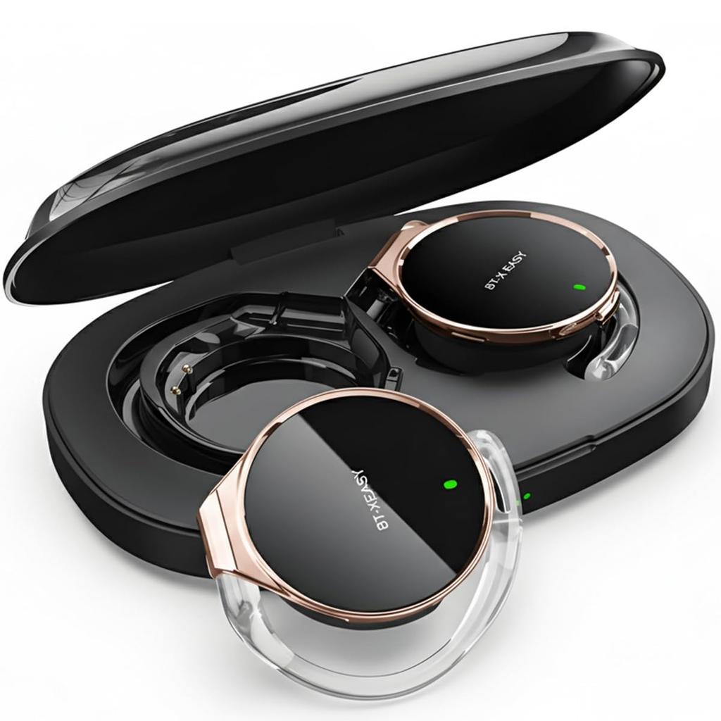 Ear-hook earphones, Bluetooth 5.3 clip-on wireless earphones, sports ear-hook, open-back, lightweight headset, new wearing method that doesn't go