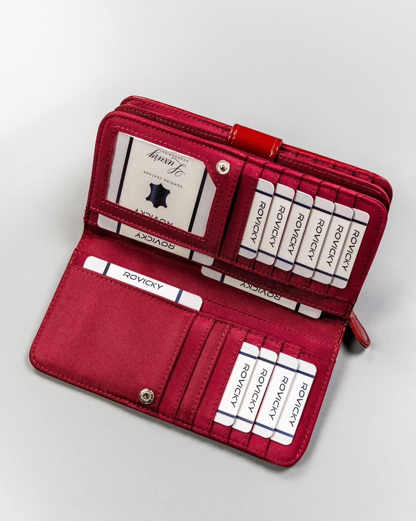 Women's PU wallet N113-APU-BL-3080 Y.Red