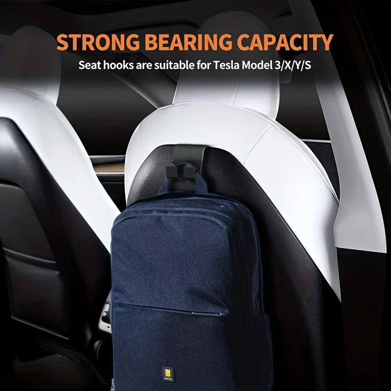 Seat Hanger Headrest Hanger Mount Holder Grocery Bag Umbrella Hook Headrest Bag Organizer Hanger Holder For Tesla Model 3 Y