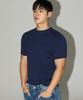 Michikoleondeonseupocheu Saddle Round Muscle Fit Knit Navy
