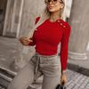 Women S Elegant Short Sleeve Solid T Shirt For Commuting