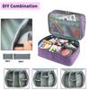 Double Layer Sewing Kit Supplies Storage Organizer for Needles Scissors Measuring Tape Thread ToolsSewing Accessories Organizer