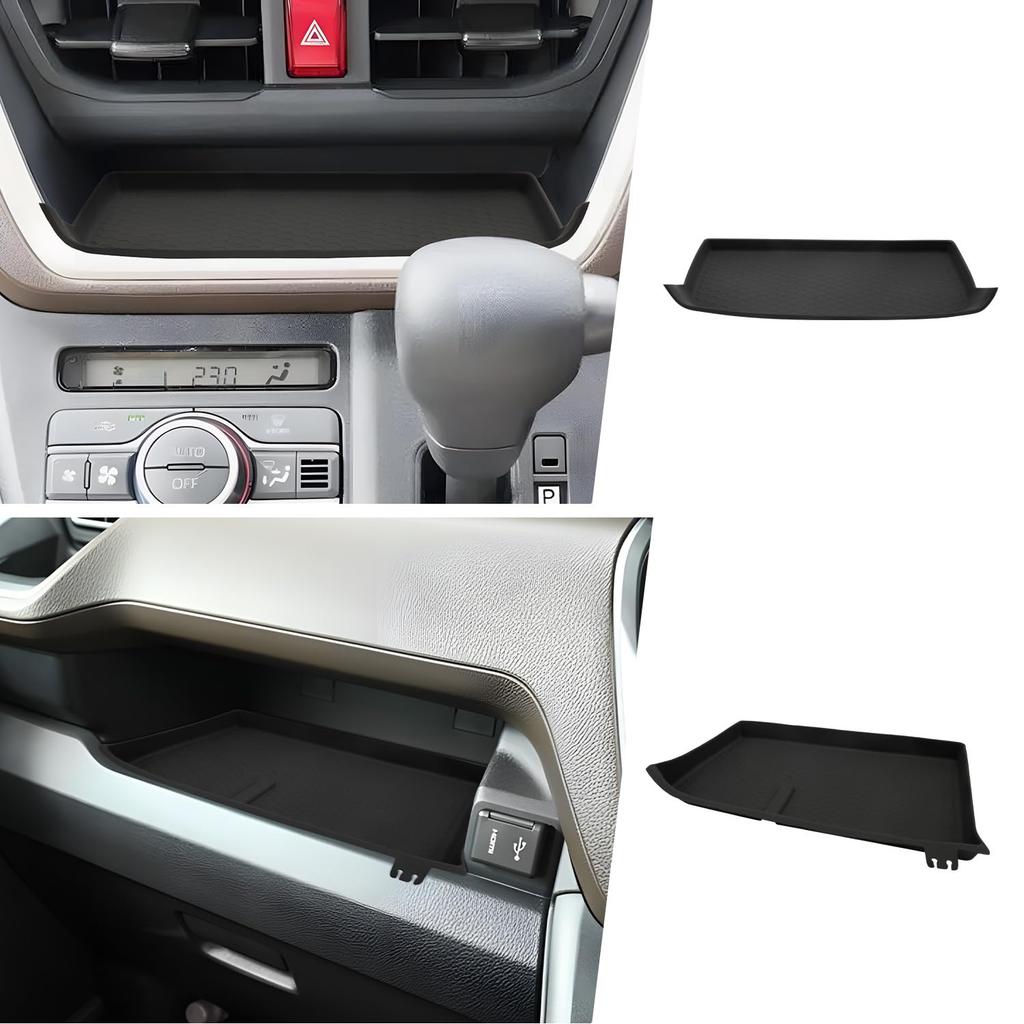 Coleya Center Console Rubber Tray Mats for Daihatsu Move 2025 and Set of Silicone Easy Specific Design for Your Car Accessories (7th Generation,