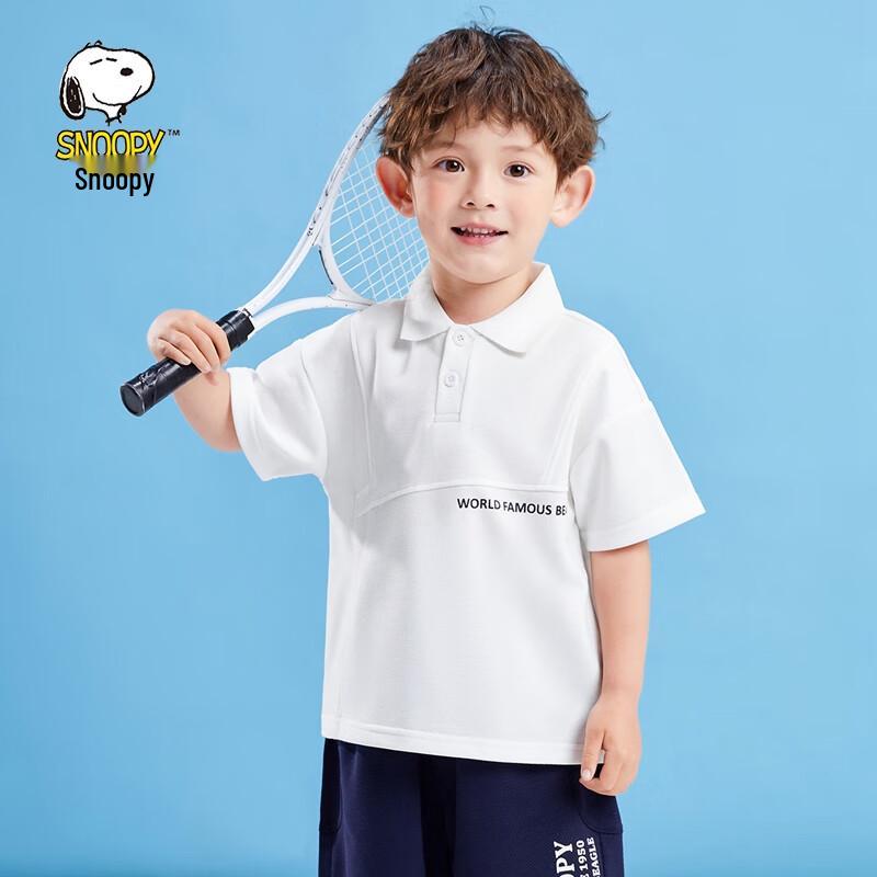 Snoopy Kids Polo Neck Short-Sleeve T-Shirt