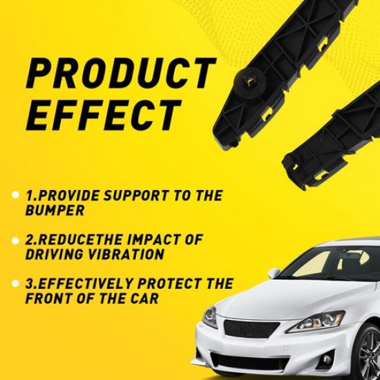 For Lexus 2006-2013 IS250 Front Bumper Support Side Bracket Retainer L&R Side EA