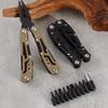 Camping Industrial Portable Stainless Steel Folding Combination Pliers Outdoor Survival Rescue Multitool Knife Saw Blade Safety