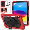 Silicone Protective Case With Wrist Strap IPad 10th Gen 10.9 Inch Rotating Stand Shockproof Anti-Slip Cover