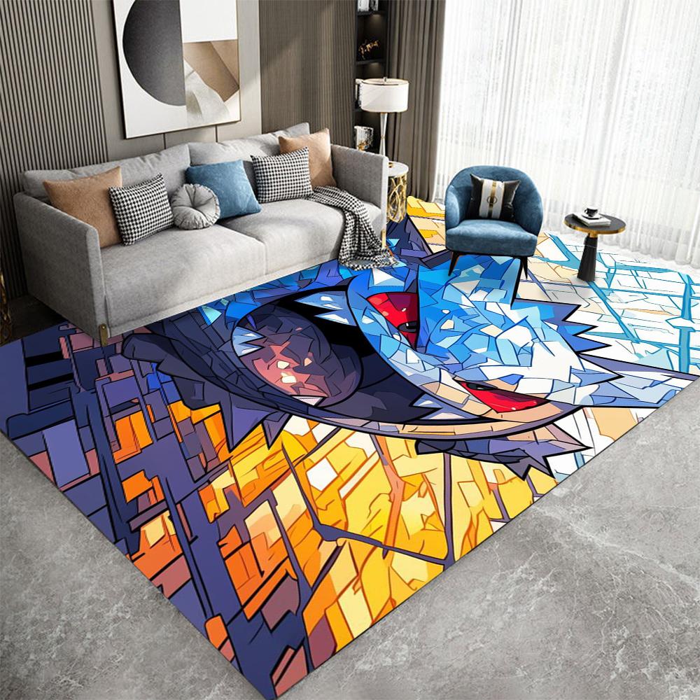 Anime Teppich Cartoon Wohnzimmer Schlafzimmer Küche Sofatisch Balkon Teppich Rutschfeste Waschbare Matte Exquisite Heimdekorationen